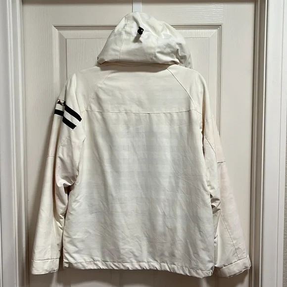 Powder Room Snowboarding Ski Jacket Cream Off White Womens Size Small 3 in 1 - Picture 5 of 14